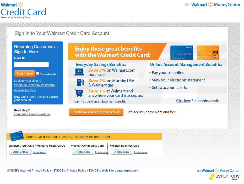 Walmart Credit Card Login, Walmart MoneyCard Log In, How to Login Walmart Credit Card Account 2023