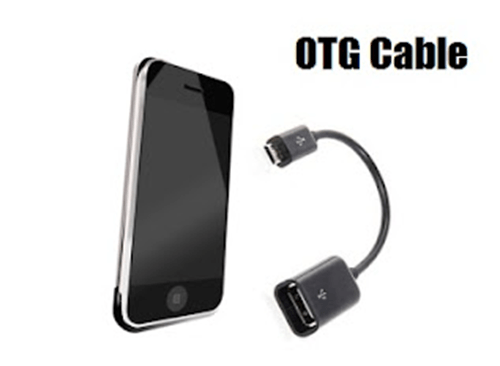 What is OTG cable and where is it used?